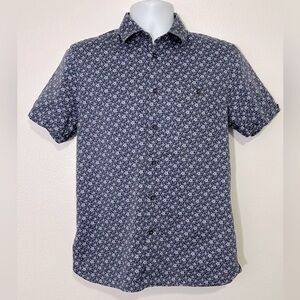 Ted Baker London Mens Size Small Shortsleeved Button Down Shirt